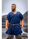 Short Viking tunic Loki model, blue