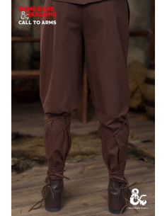 Medieval cotton pants Ranger model, brown 2