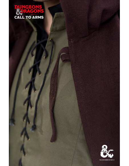 Medieval cotton coat Ranger model, brown