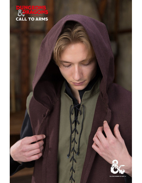 Medieval cotton coat Ranger model, brown