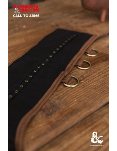 Medieval Barbarian leather belt, brown