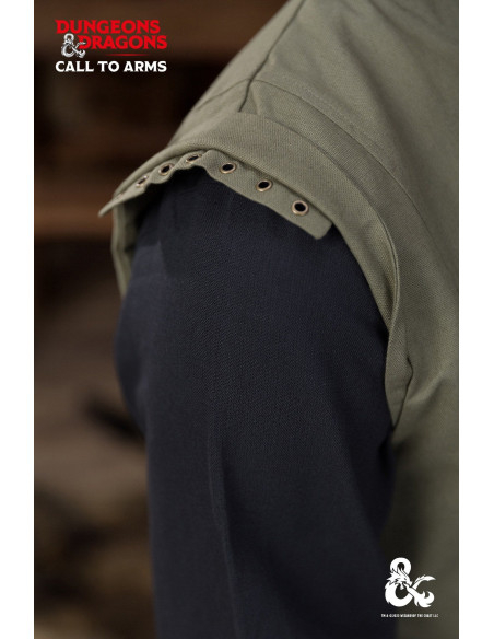 Medieval vest model Ranger, green color