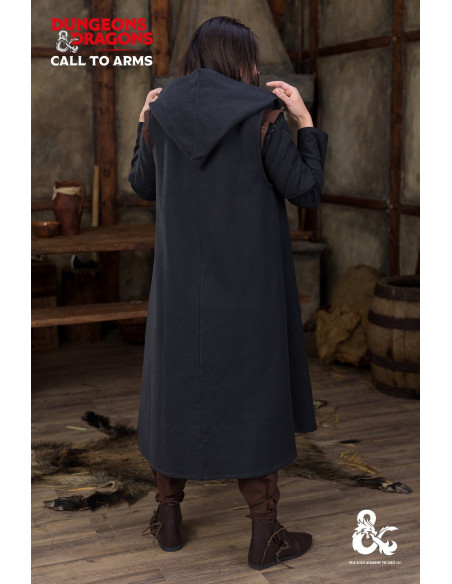 Medieval cotton coat Ranger model, black