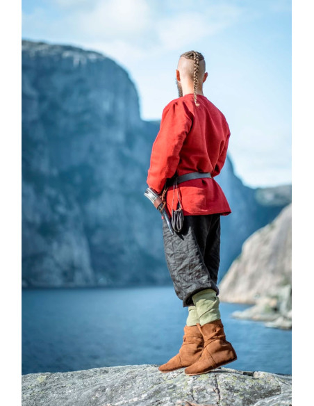 Viking tunic Ivar, red
