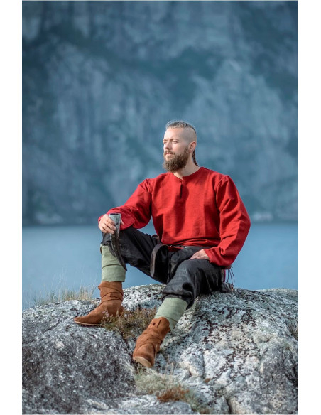 Viking tunic Ivar, red
