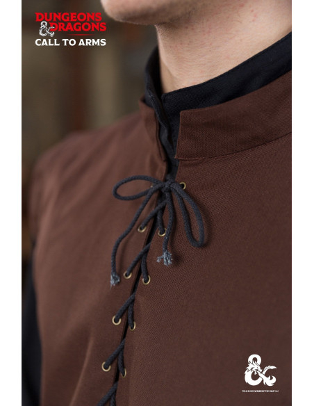 Medieval vest model Ranger, brown color