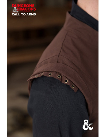 Medieval vest model Ranger, brown color