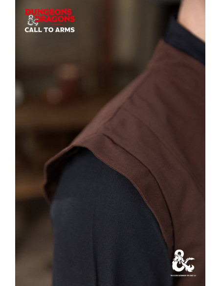 Medieval vest model Ranger, brown color