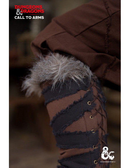 Medieval barbarian greaves,...