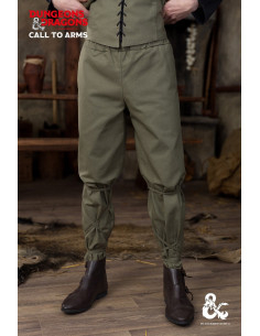 Medieval cotton pants Ranger model, green