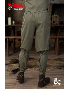 Medieval cotton pants Ranger model, green 2