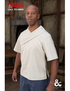 Medieval monk shirt, natural white