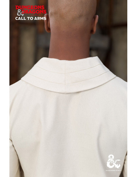 Medieval monk shirt, natural white