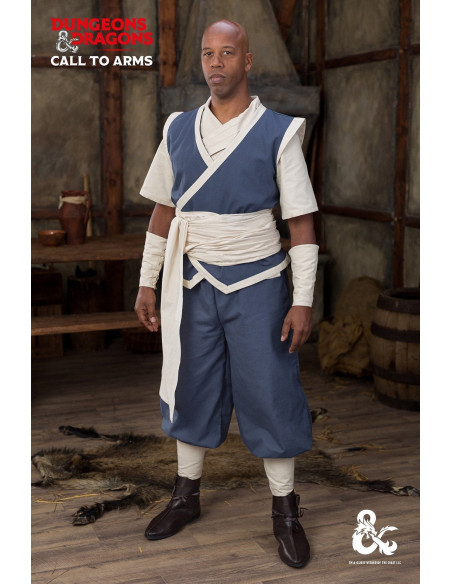 Medieval Monk Greaves, Natural White