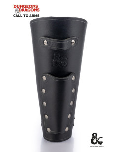 Medieval leather bracelets, black 2