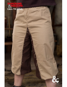 Barbarian medieval pants in cotton, beige-brown color