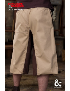 Barbarian medieval pants in cotton, beige-brown color 2