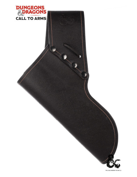 Medieval leather baldric for swords,...