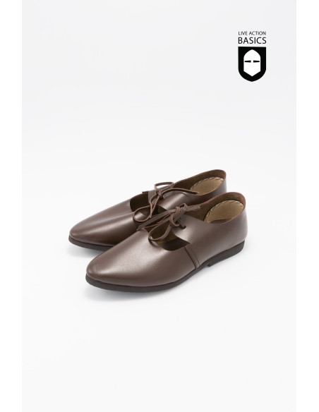 Medieval leather shoes for women,...