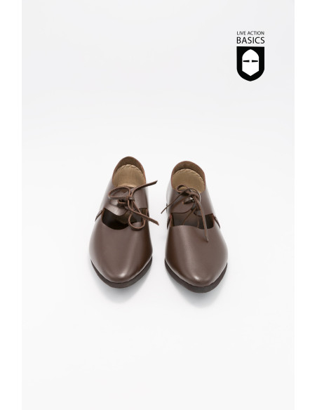 Medieval leather shoes for women,...