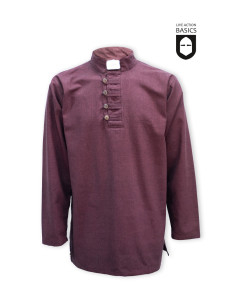 Medieval button shirt, brown