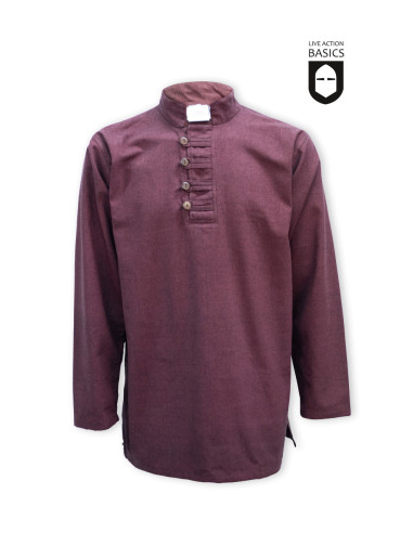 Medieval button shirt, brown