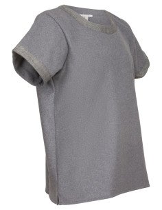 Medieval short sleeve tunic Holgar model, gray