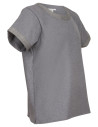 Medieval short sleeve tunic Holgar model, gray