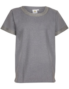 Medieval short sleeve tunic Holgar model, gray 2