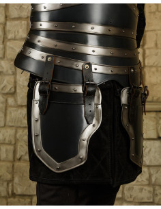 Medieval burnished steel prisoner Edward model