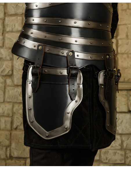 Medieval burnished steel prisoner...