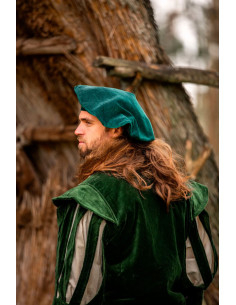 Renaissance green cotton Parlota, Kurt model 2