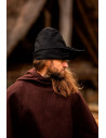 Robin Hood hat in black wool