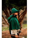 Robin Hood hat in green wool