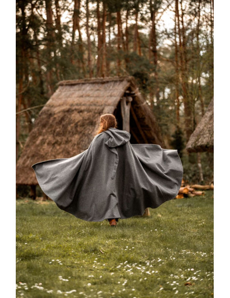 Short medieval cape with strap...