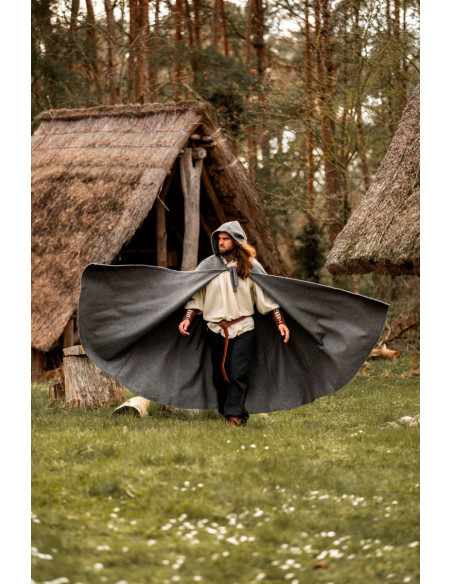 Short medieval cape with strap...