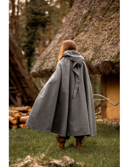 Short medieval cape with strap...