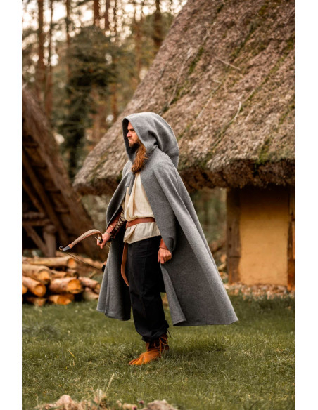 Short medieval cape with strap...