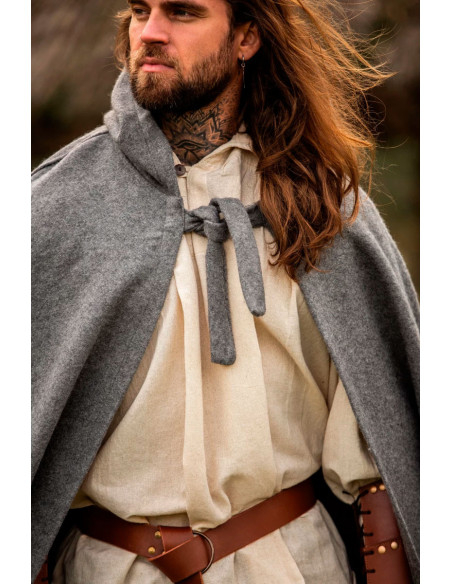 Short medieval cape with strap...
