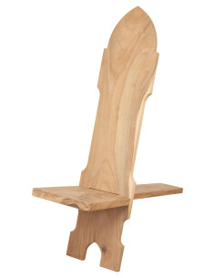 Medieval Viking wooden chair Egmont model 2