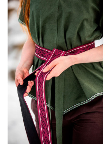 Viking cotton belt, Caja model, red