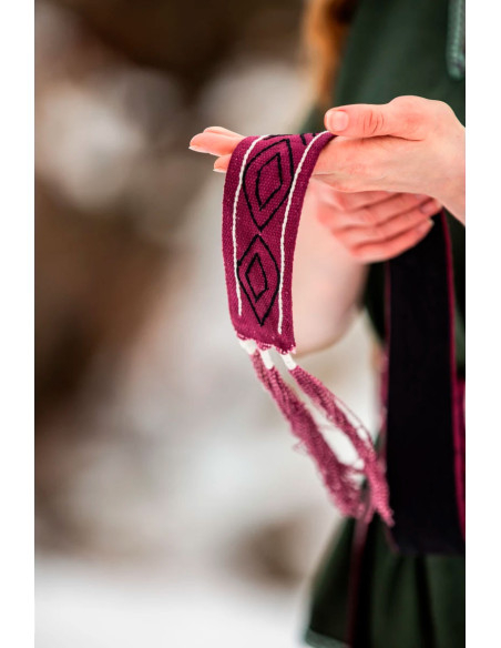 Viking cotton belt, Caja model, red