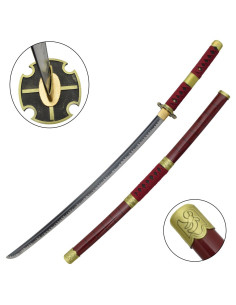 Unofficial Katana Handmade Sandai Kitetsu from Zoro - One...