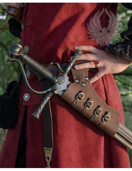 Medieval leather baldric for Volkmar...