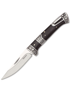 Albainox brand knife decorated black stamina (20.5 cm.)