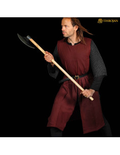 Medieval Viking warrior tabard, brown 2