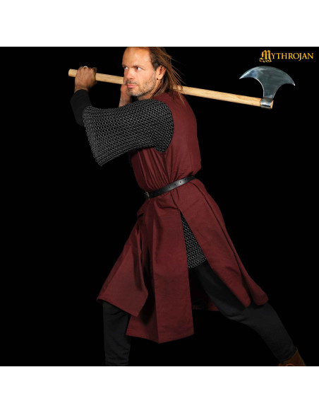 Medieval Viking warrior tabard, brown