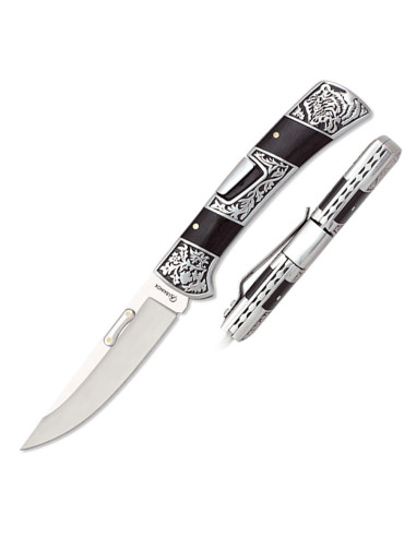 Albainox brand knife decorated black stamina (21.8 cm.)