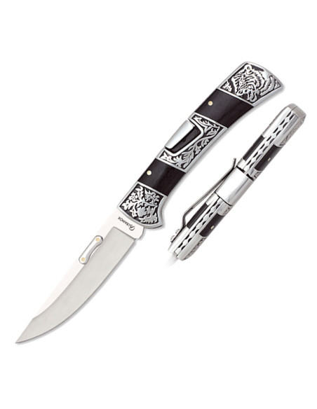 Albainox brand knife decorated black...