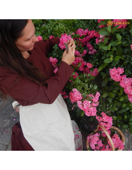 Medieval Renaissance apron, natural...